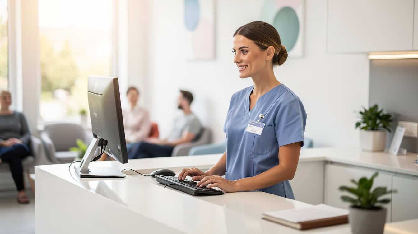 a dental practice using AI at the front desk to handle patient enquiries